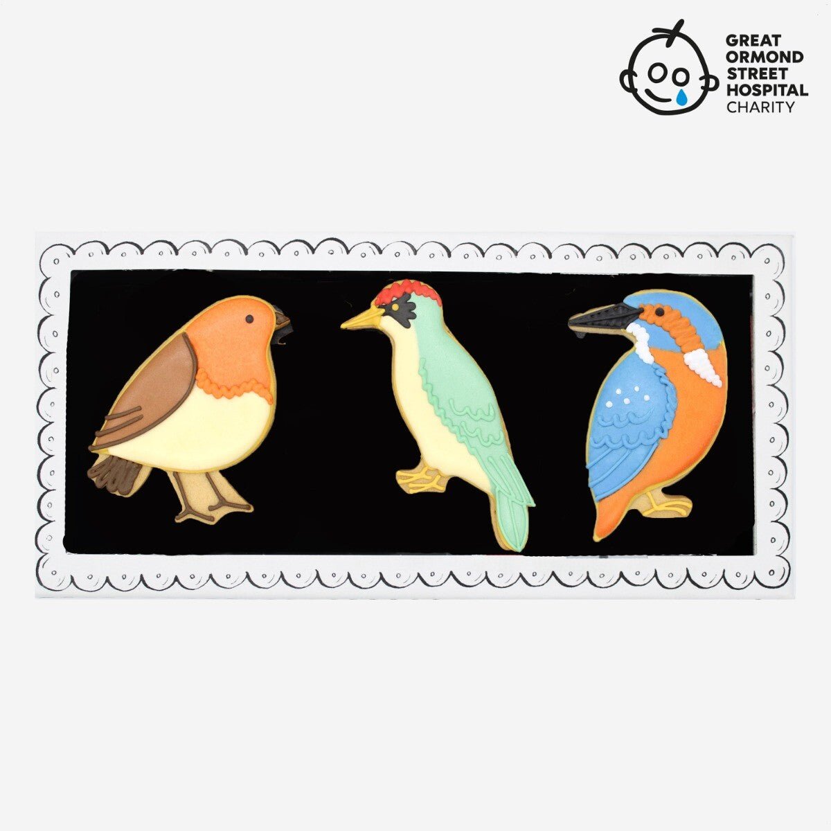 Garden Birds Letterbox Biscuits - Biscuiteers