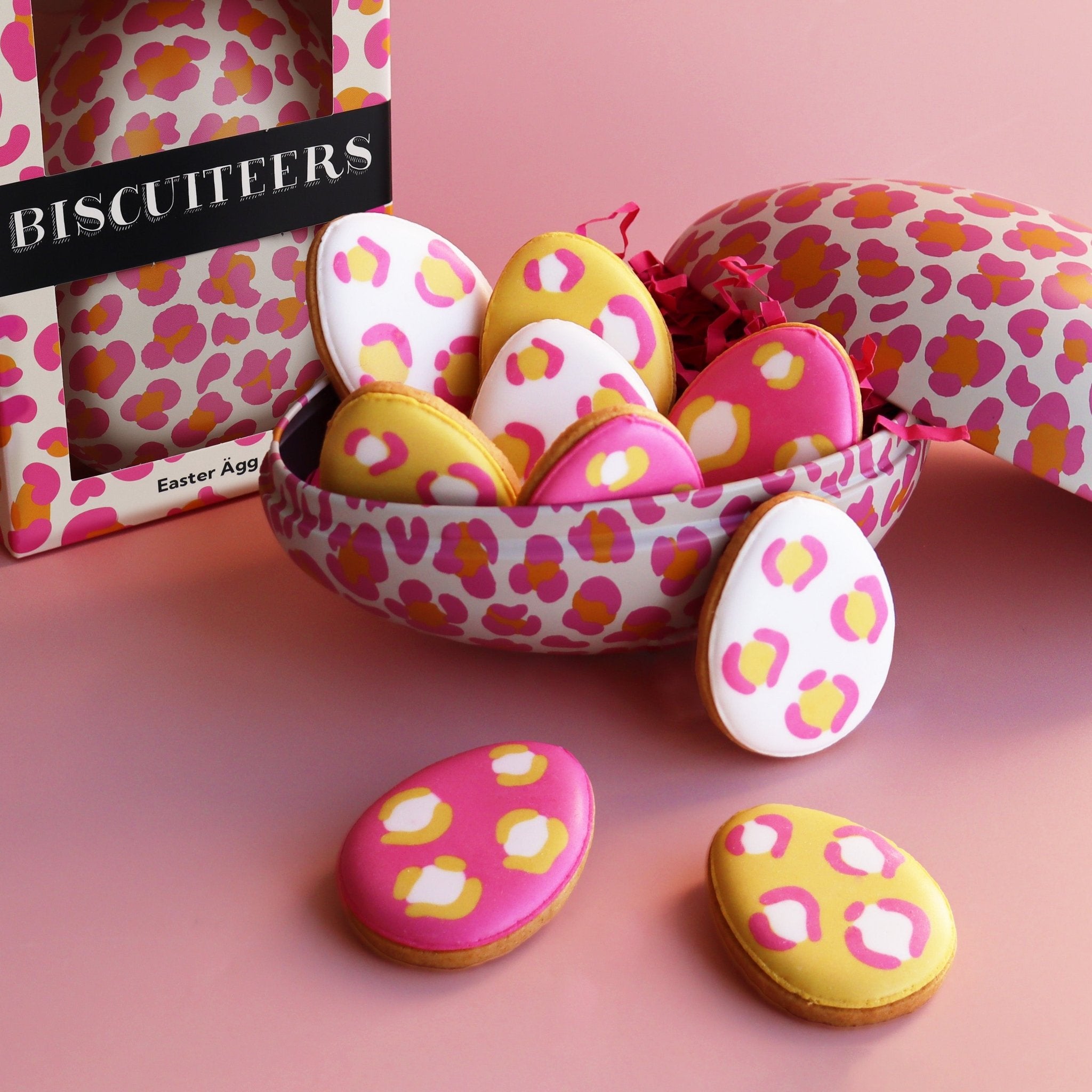 Gava Egg Biscuit Tin - Biscuiteers