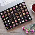 Giant Tin Personalised Get Well Soon Chocolates - Biscuiteers