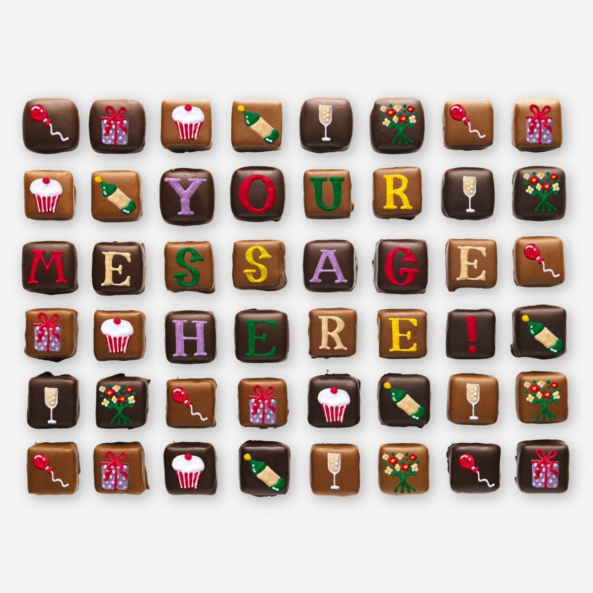Giant Tin Personalised Well Done Chocolates - Biscuiteers