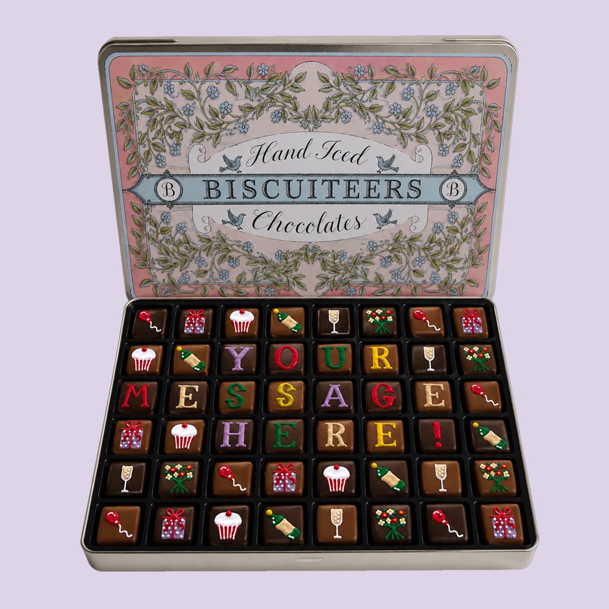Giant Tin Personalised Well Done Chocolates