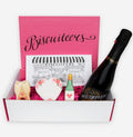 Hand-iced Wedding Mini Gift Box biscuits, perfect personalised gift for newlyweds, elegant biscuit tin gift.