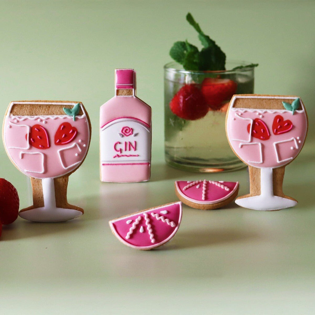 Gin And Tonic Letterbox Biscuits - Biscuiteers
