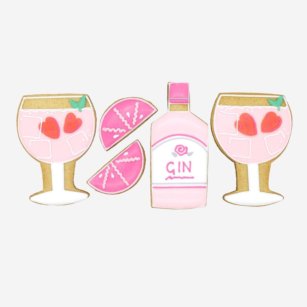 Gin And Tonic Letterbox Biscuits - Biscuiteers