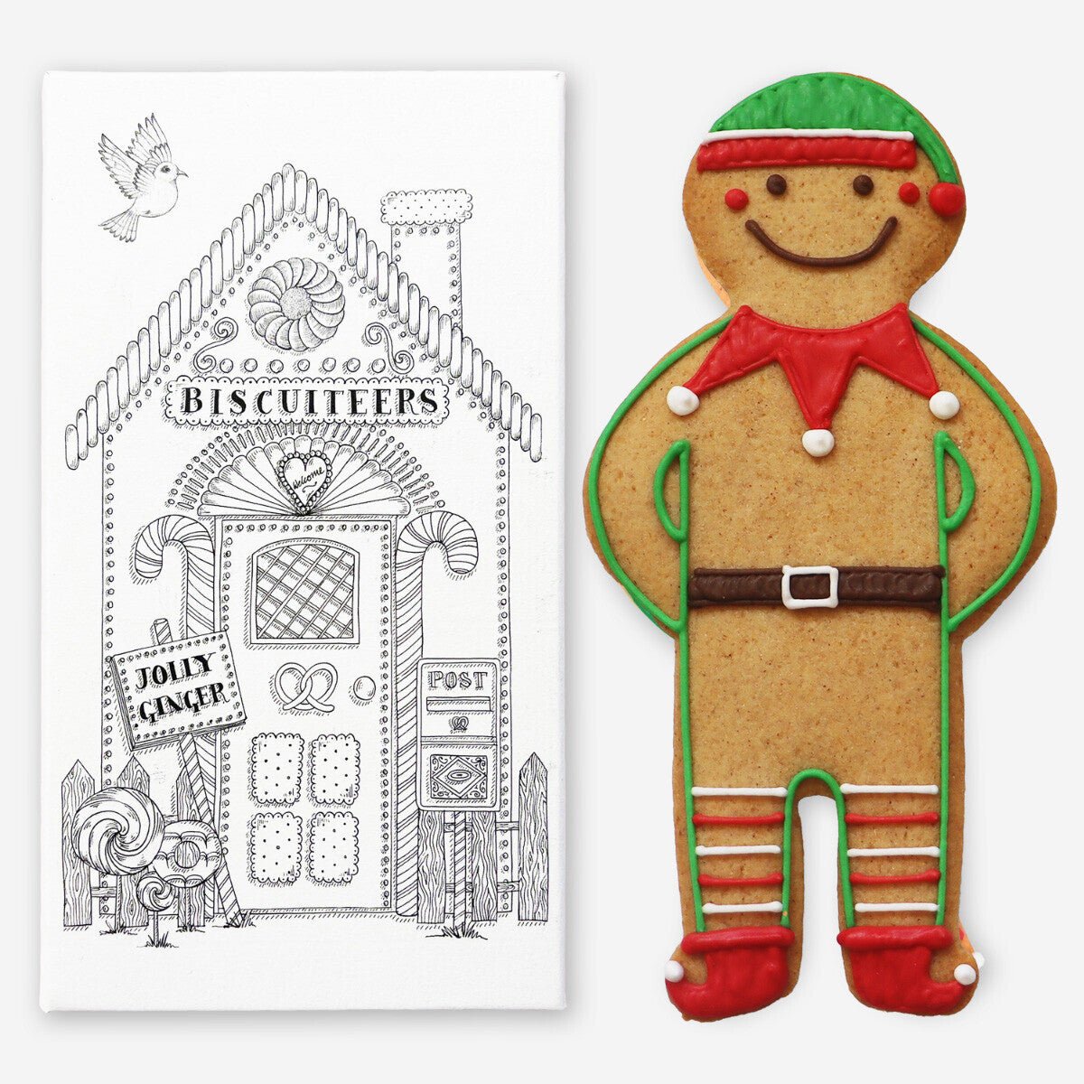Ginger Elf Jolly Ginger - Biscuiteers