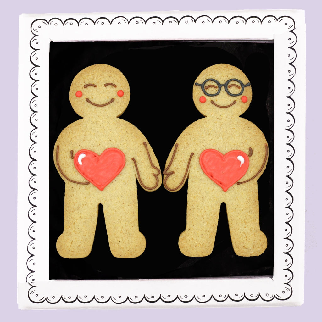 Gingers In Love Letterbox Biscuits - Biscuiteers