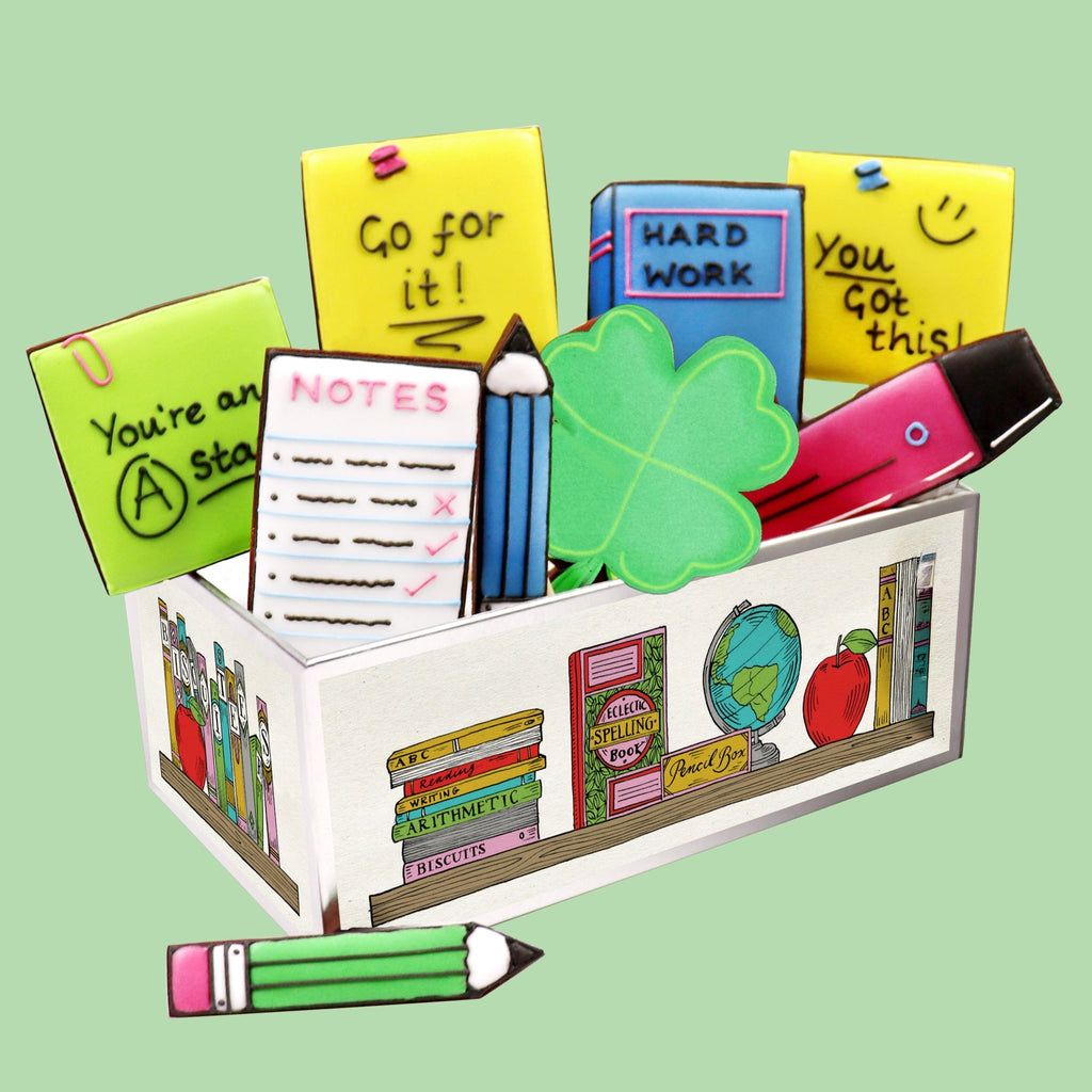 Good Luck Exams Biscuit Tin - Biscuiteers