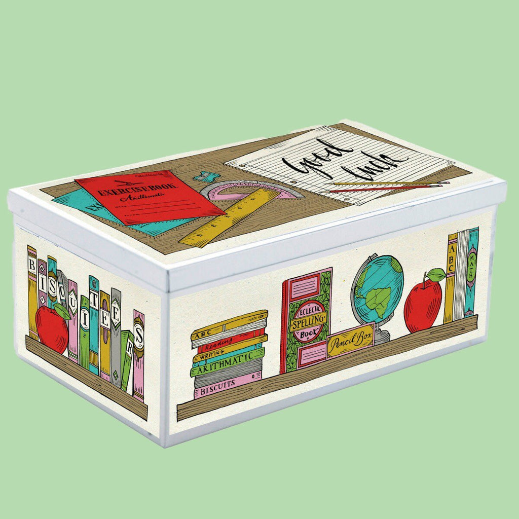 Good Luck Exams Biscuit Tin - Biscuiteers