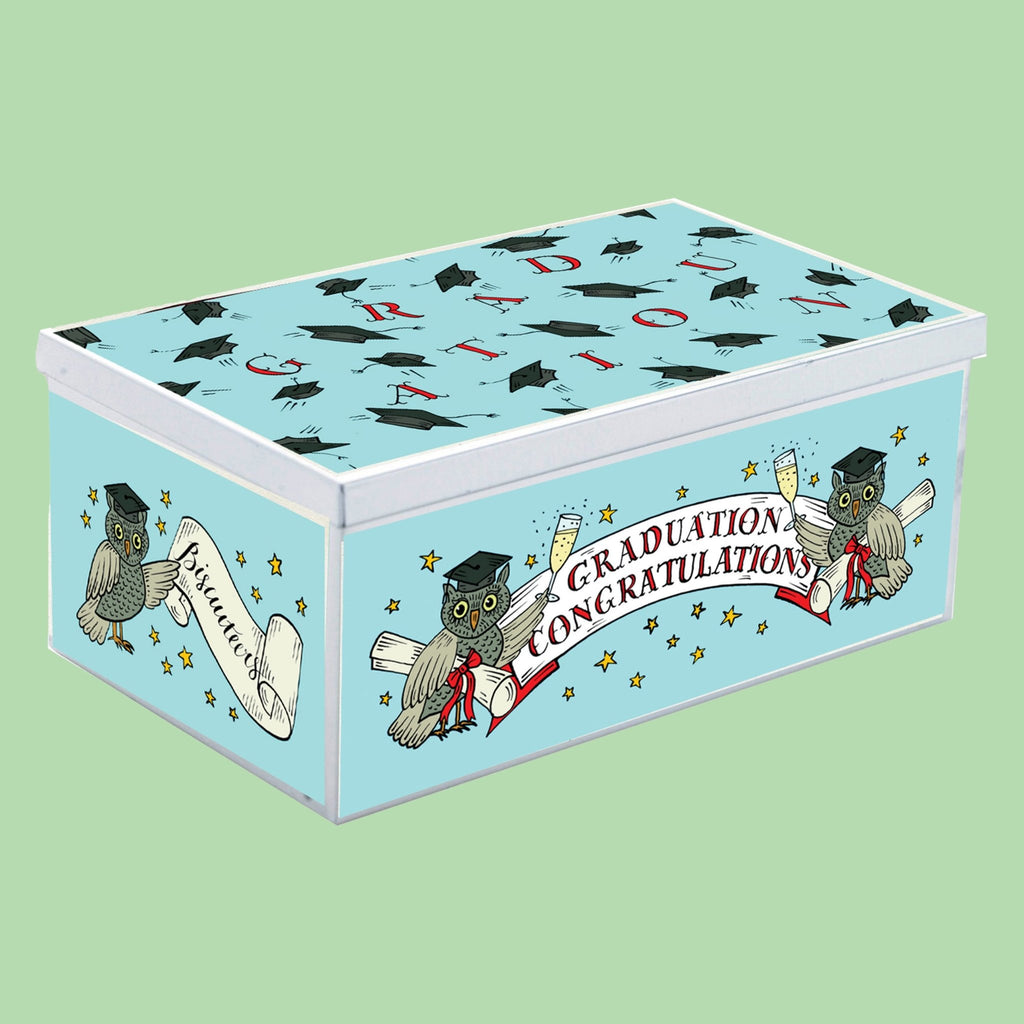 Graduation Biscuit Tin - Biscuiteers