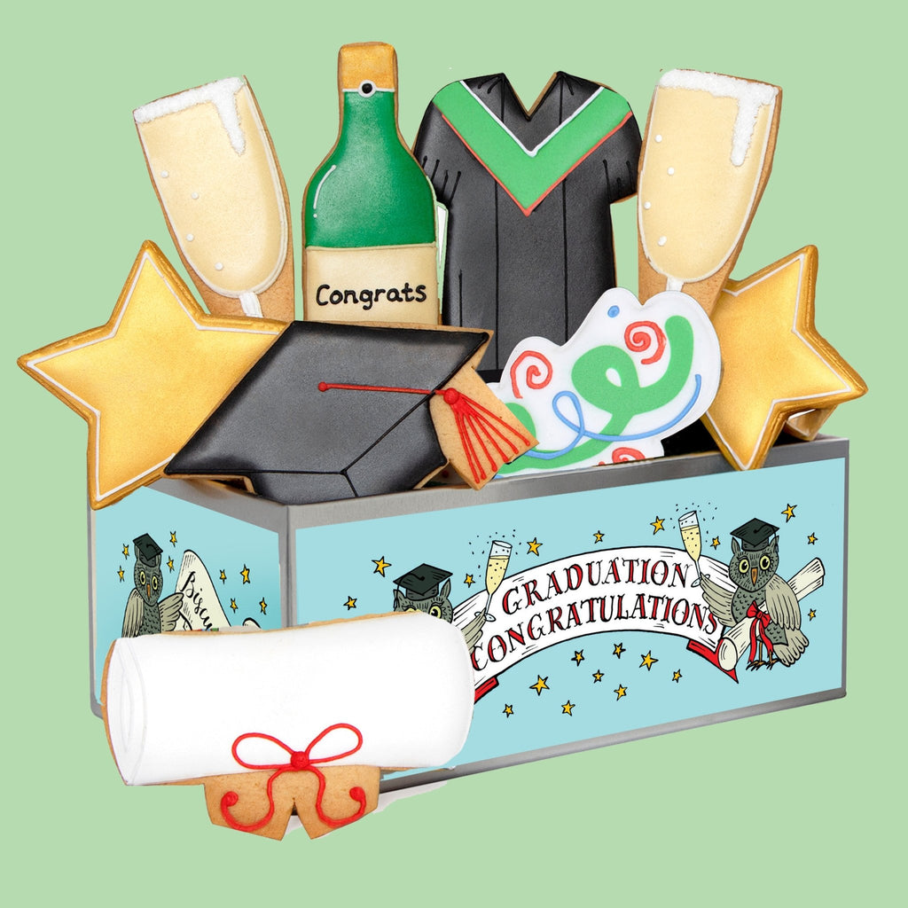 Graduation Biscuit Tin - Biscuiteers