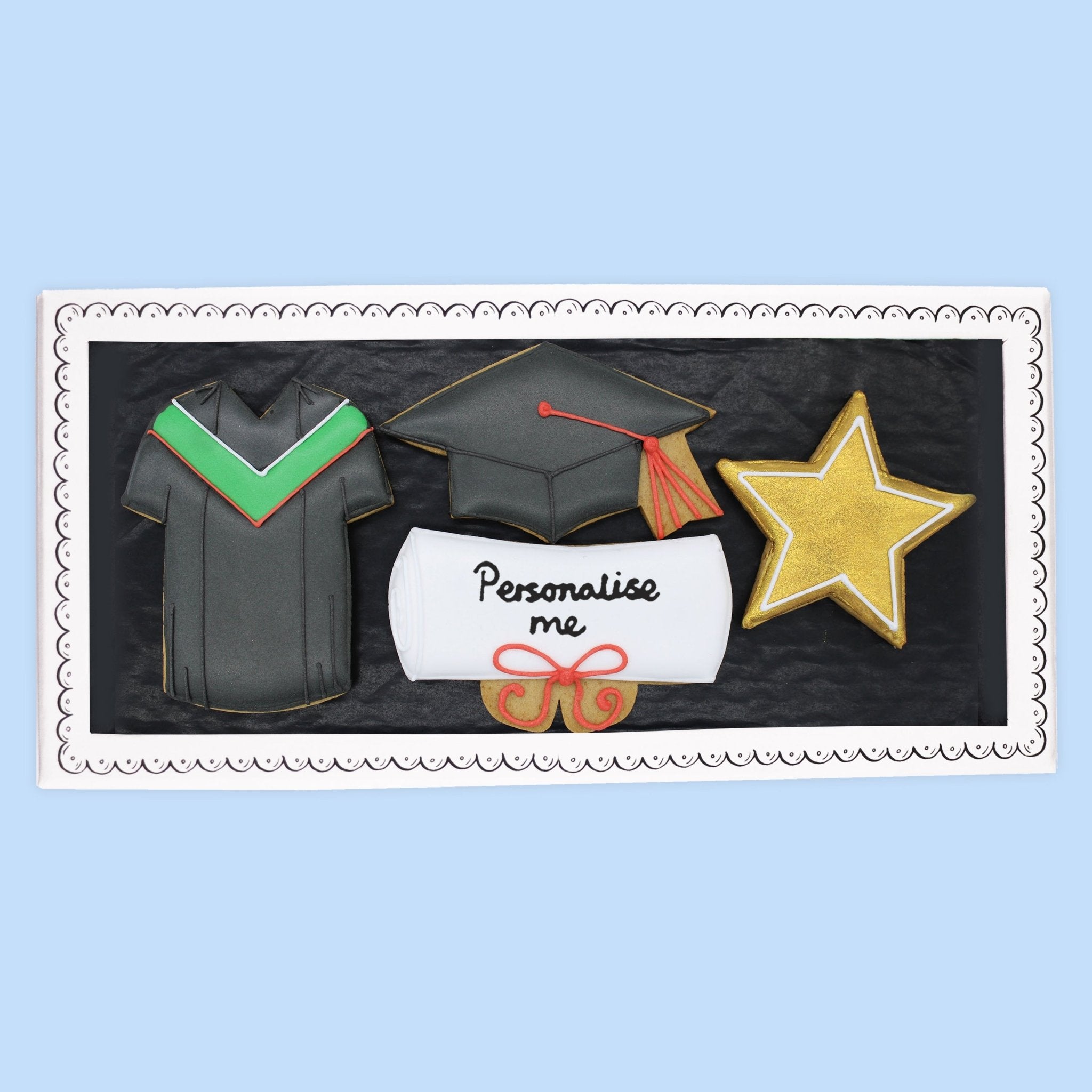 Graduation Letterbox Biscuits