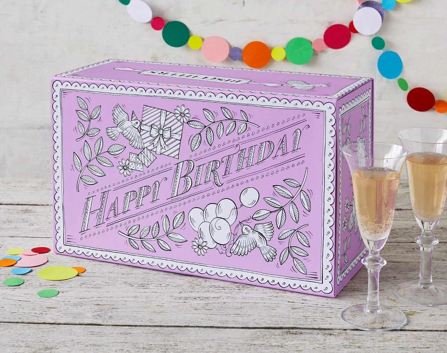 Happy Birthday Gift Box - Biscuiteers