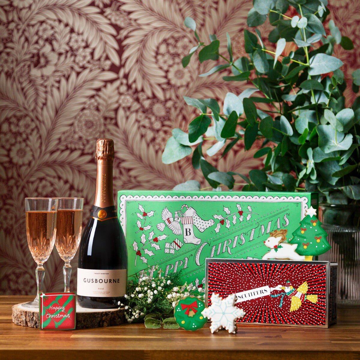 Happy Christmas Luxury Gift Box - Biscuiteers