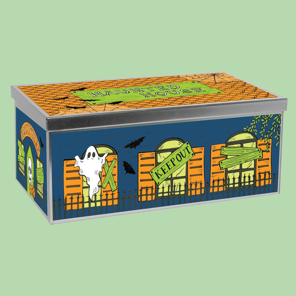 Haunted House Biscuit Tin - Biscuiteers