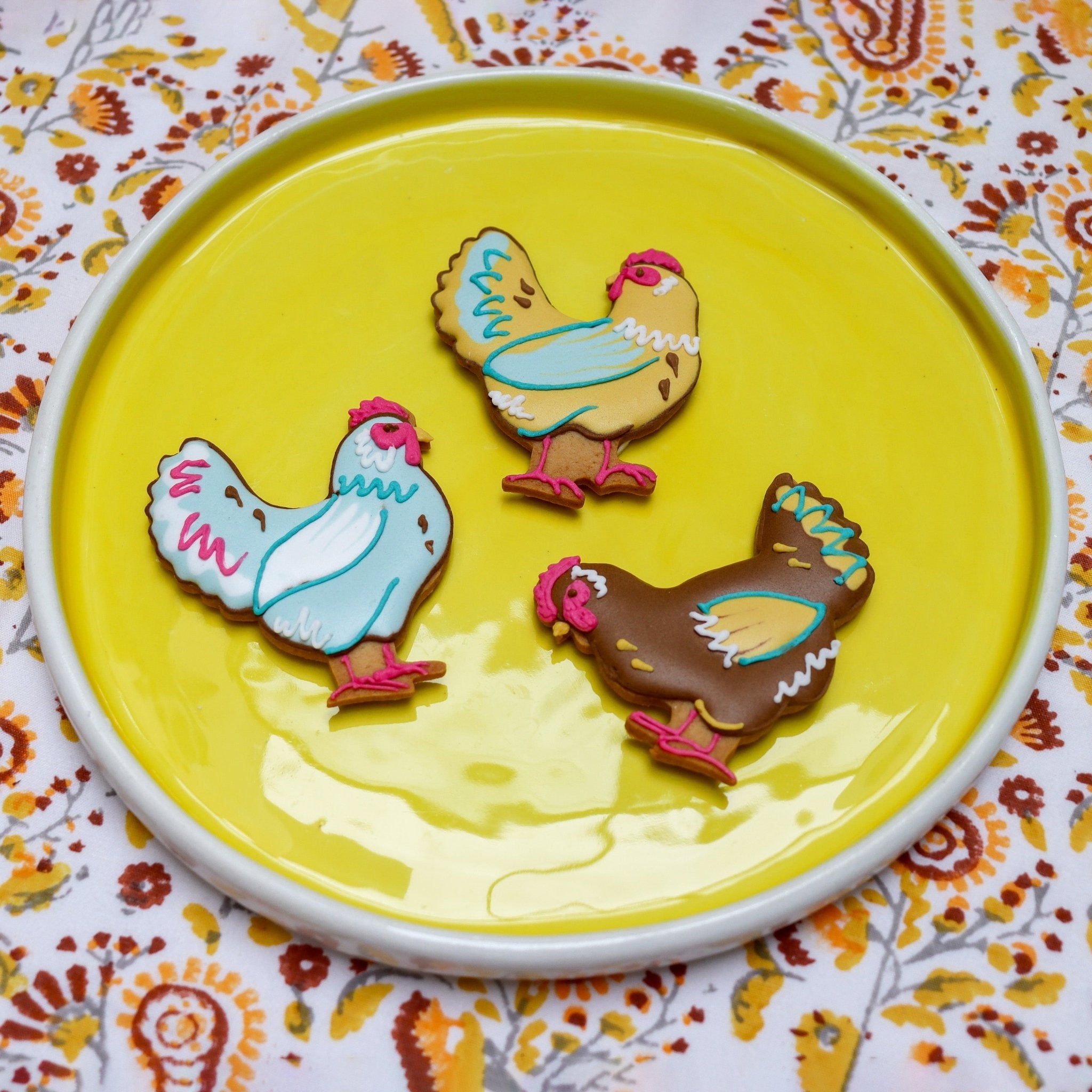 Hens Letterbox Biscuits - Biscuiteers
