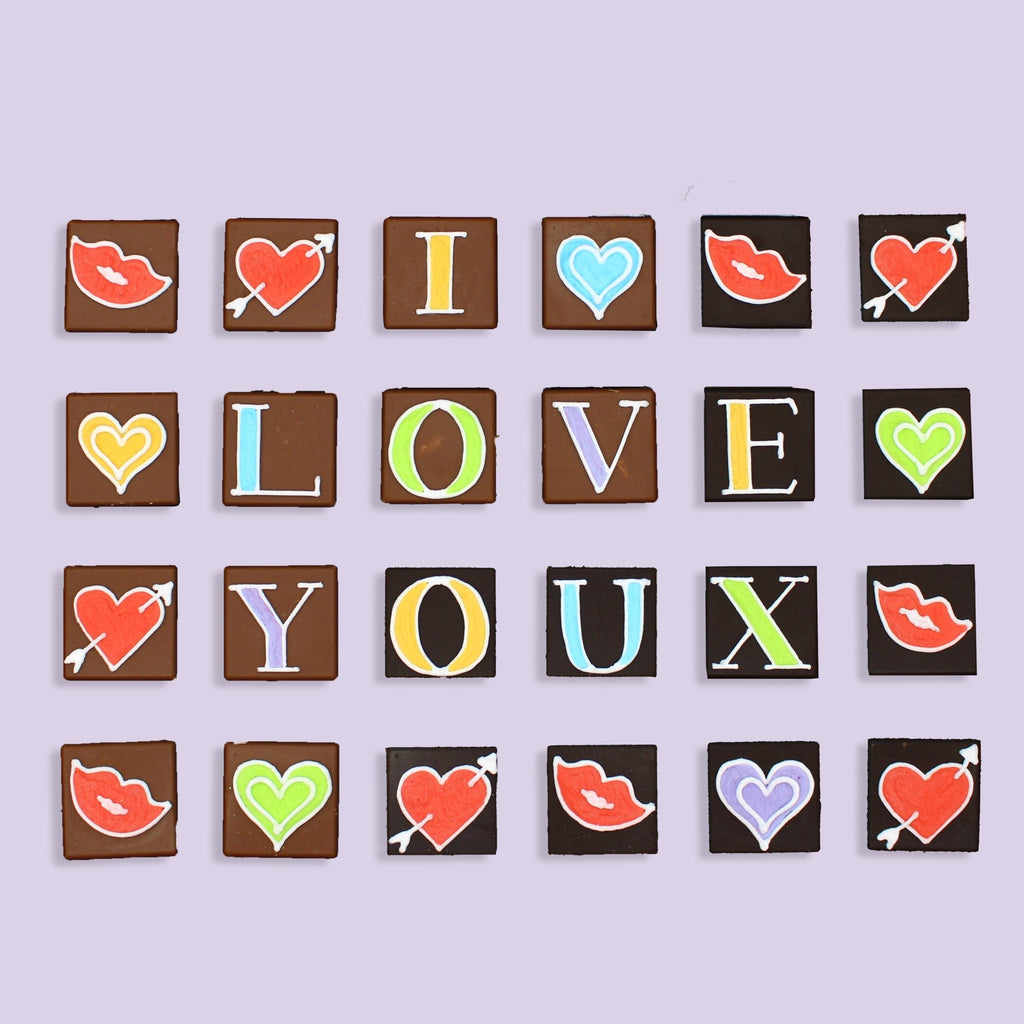 I Love You Chocolates Medium Tin - Biscuiteers