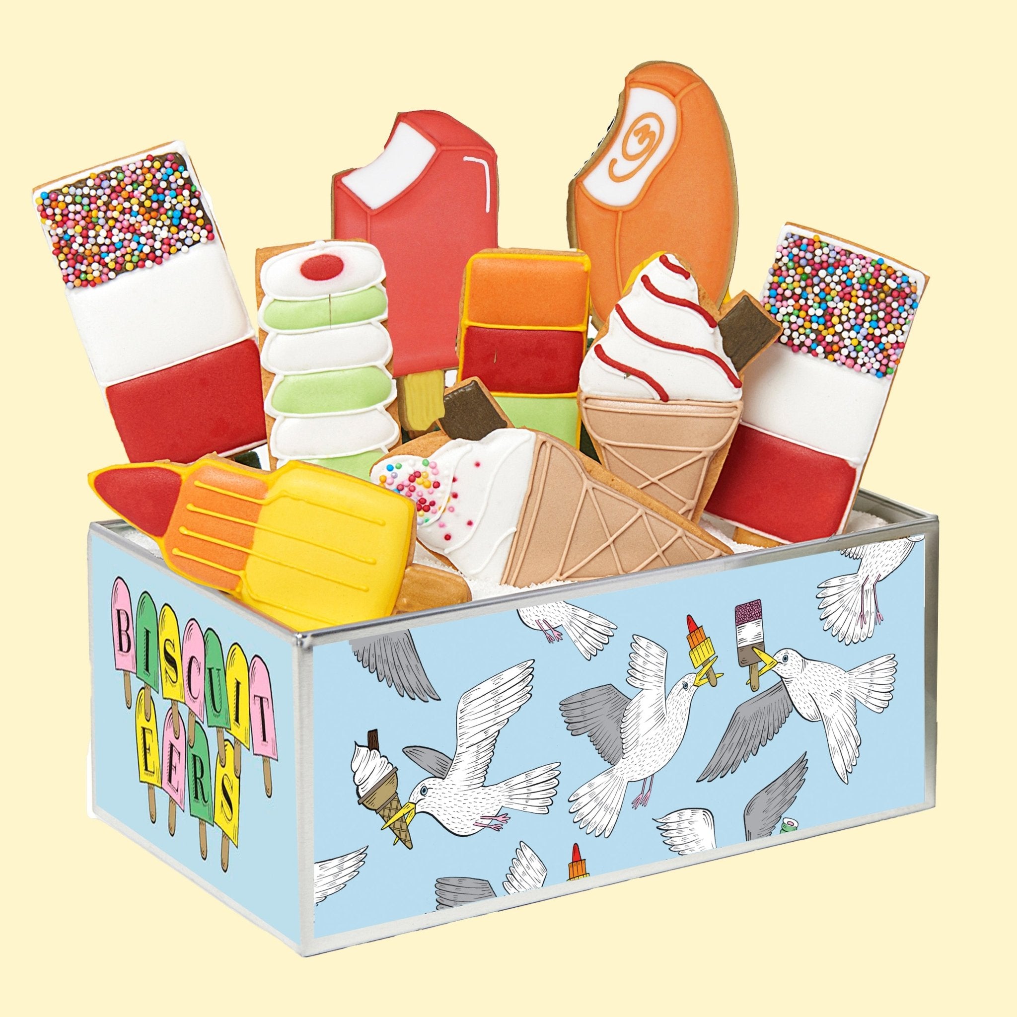 Ice Lollies Biscuit Tin