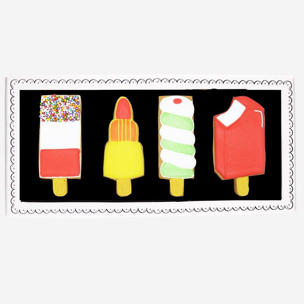 Ice Lollies Letterbox Biscuits - Biscuiteers