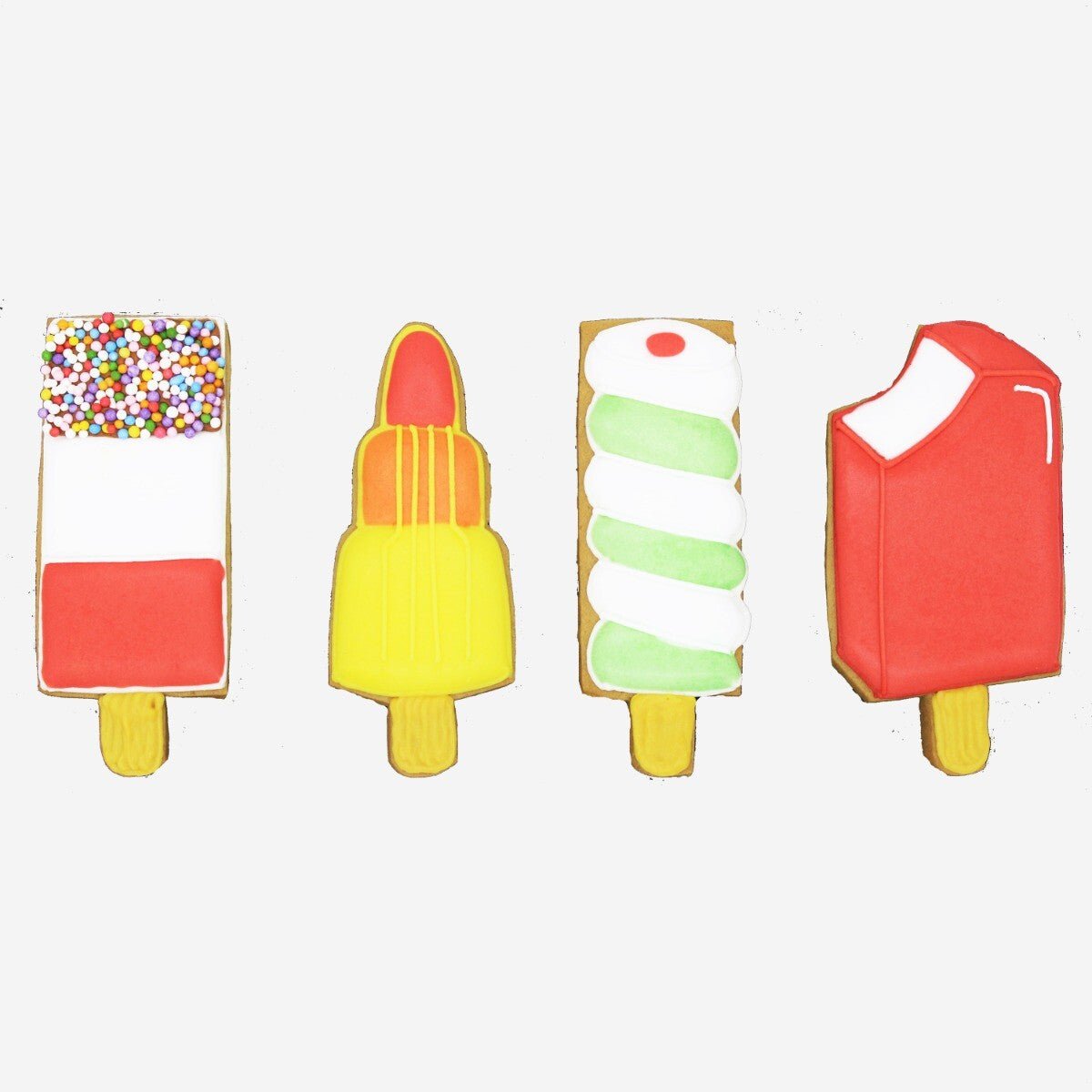 Ice Lollies Letterbox Biscuits - Biscuiteers