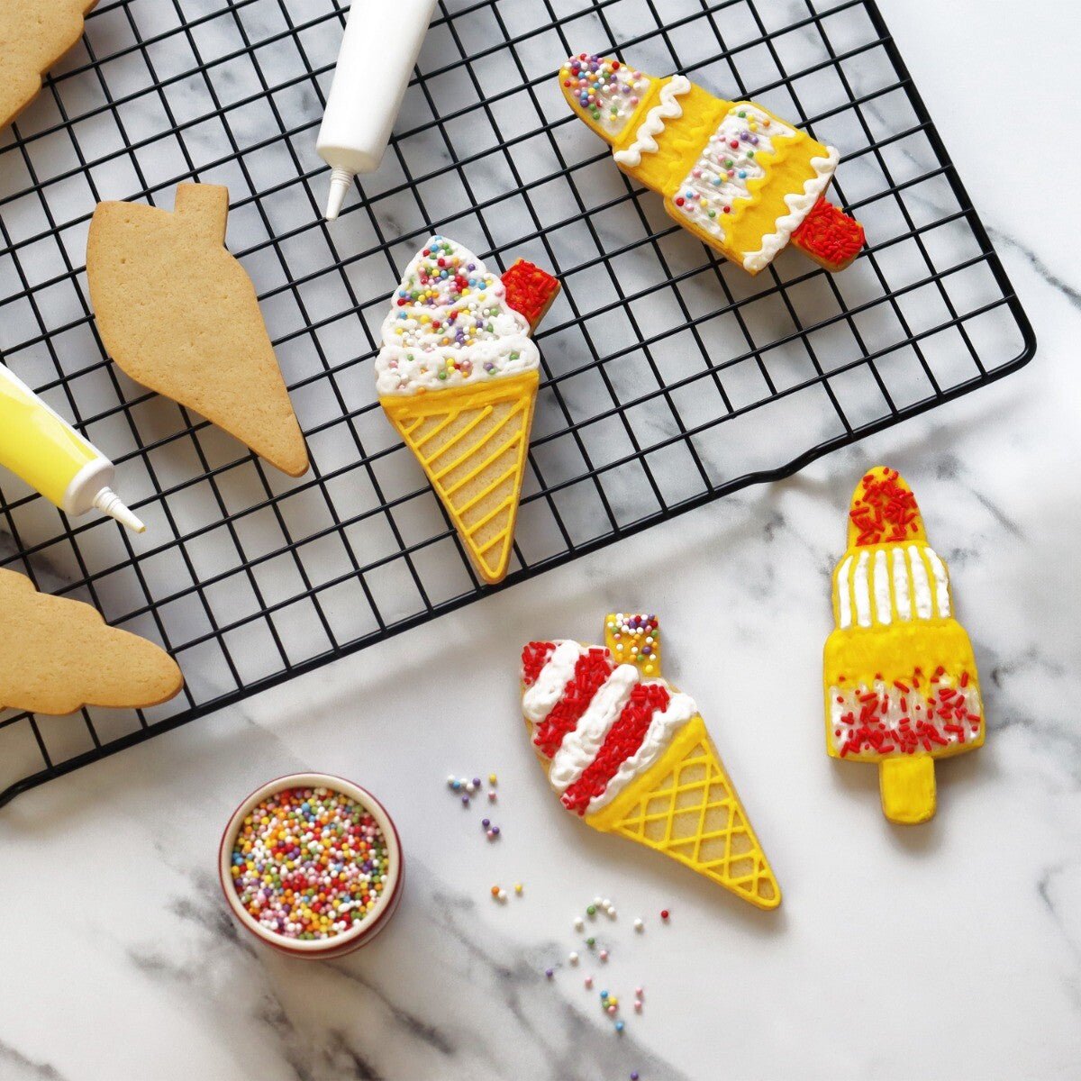 Ice Lollies Letterbox Diy Kit - Biscuiteers