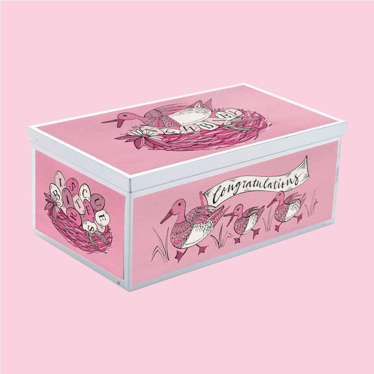 It's A Girl Gift Box - Biscuiteers