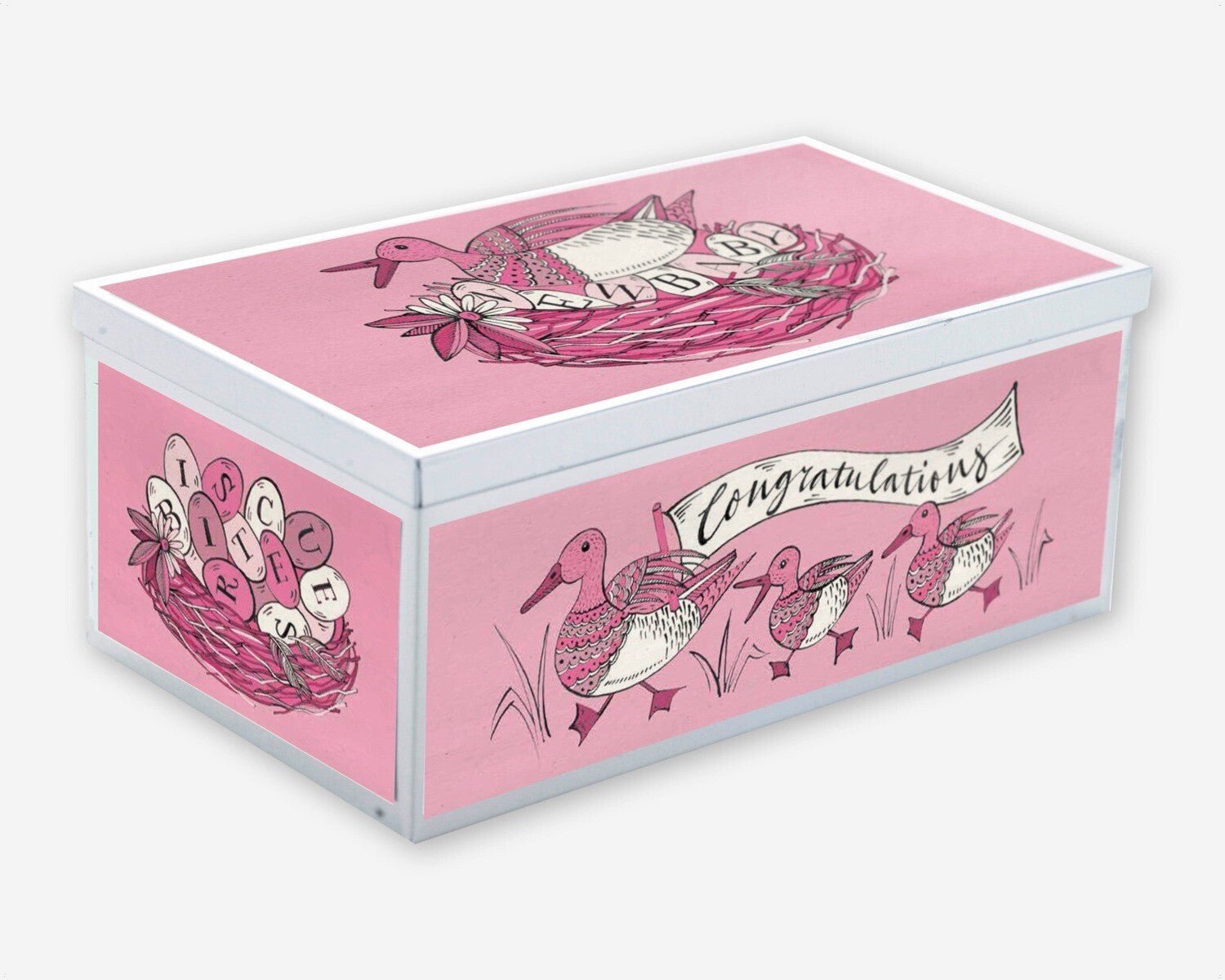 It's A Girl Gift Box - Biscuiteers
