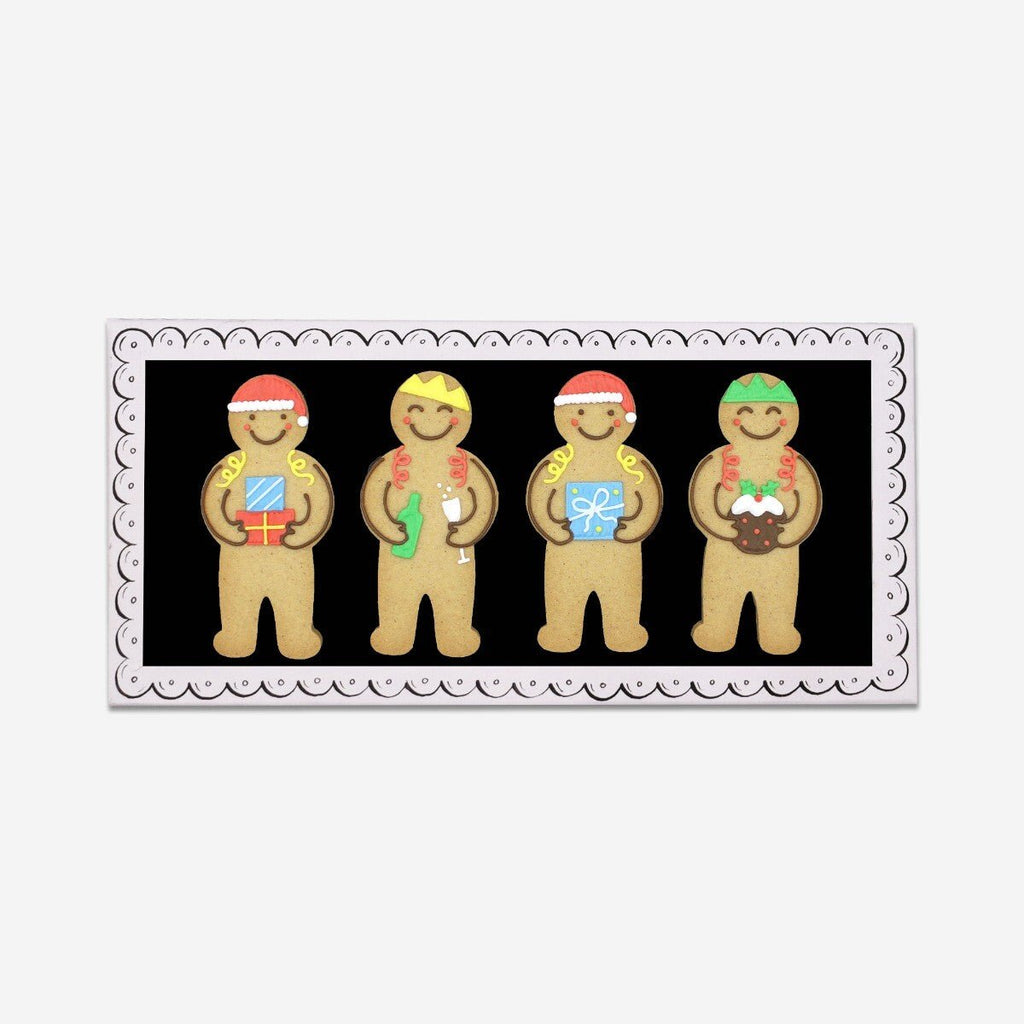 Jolly Gingers Christmas Party Letterbox Biscuits - Biscuiteers