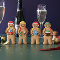 Jolly Gingers Christmas Party Letterbox Biscuits - Biscuiteers
