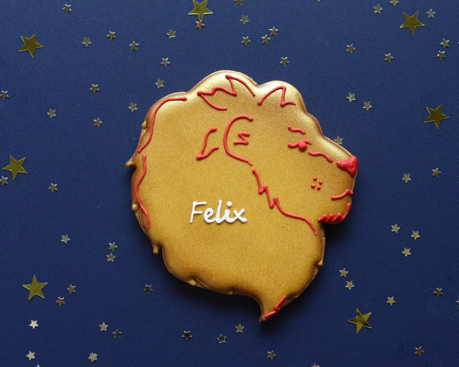Leo Horoscope Letterbox Biscuit - Biscuiteers