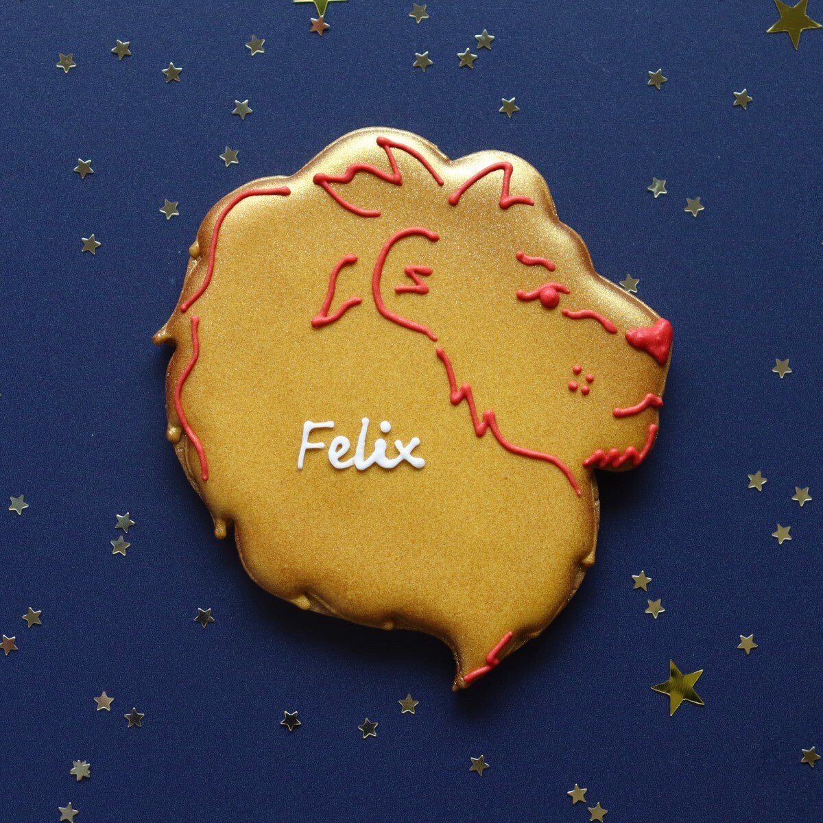 Leo Horoscope Letterbox Biscuit - Biscuiteers