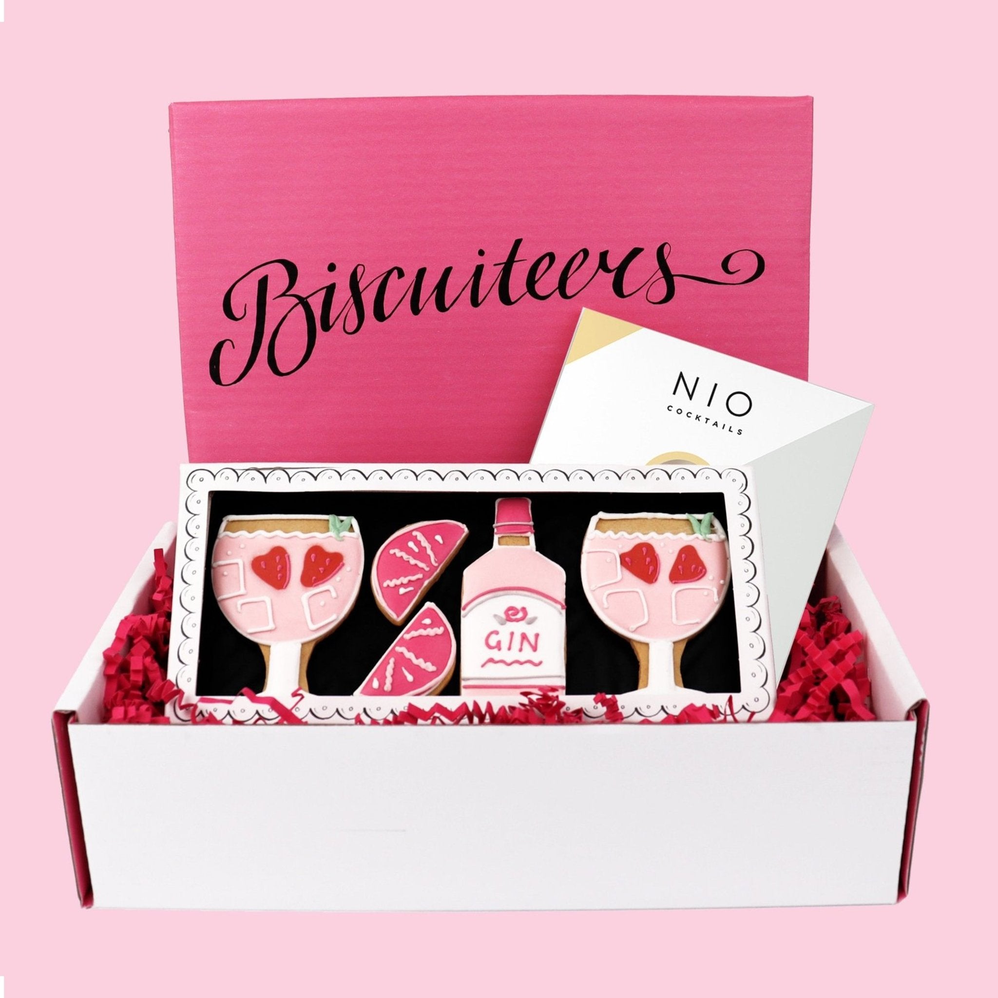 Let The Fun Be - Gin Mini Gift Box - Biscuiteers