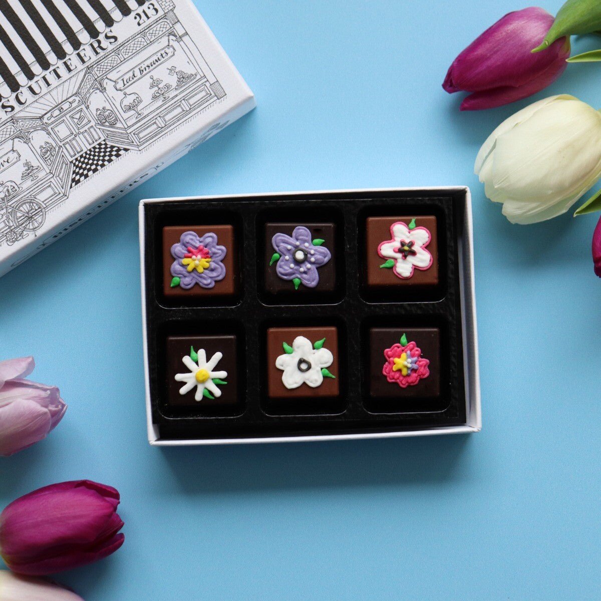 Little Box Bouquet Chocolates - Biscuiteers