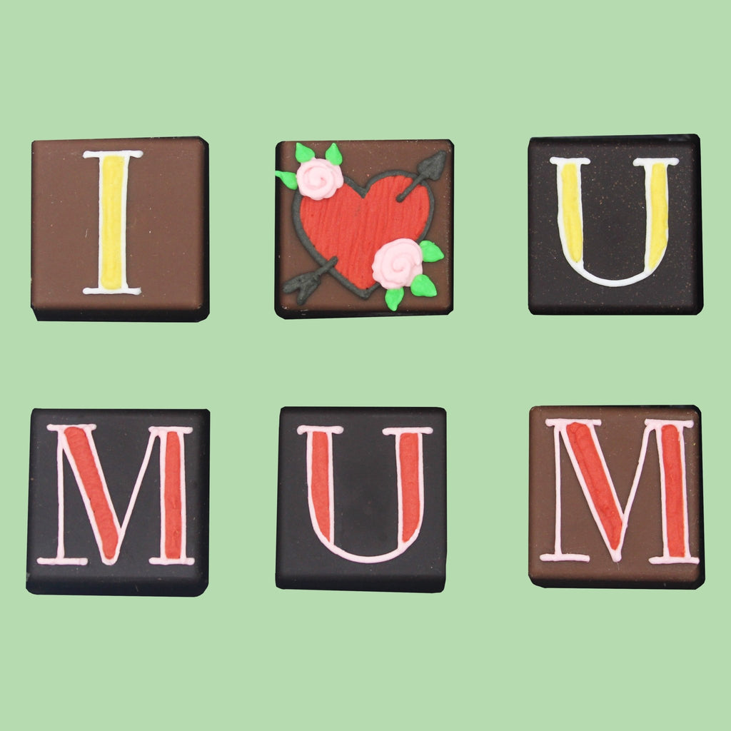 Little Box I Love You Mum Chocolates - Biscuiteers