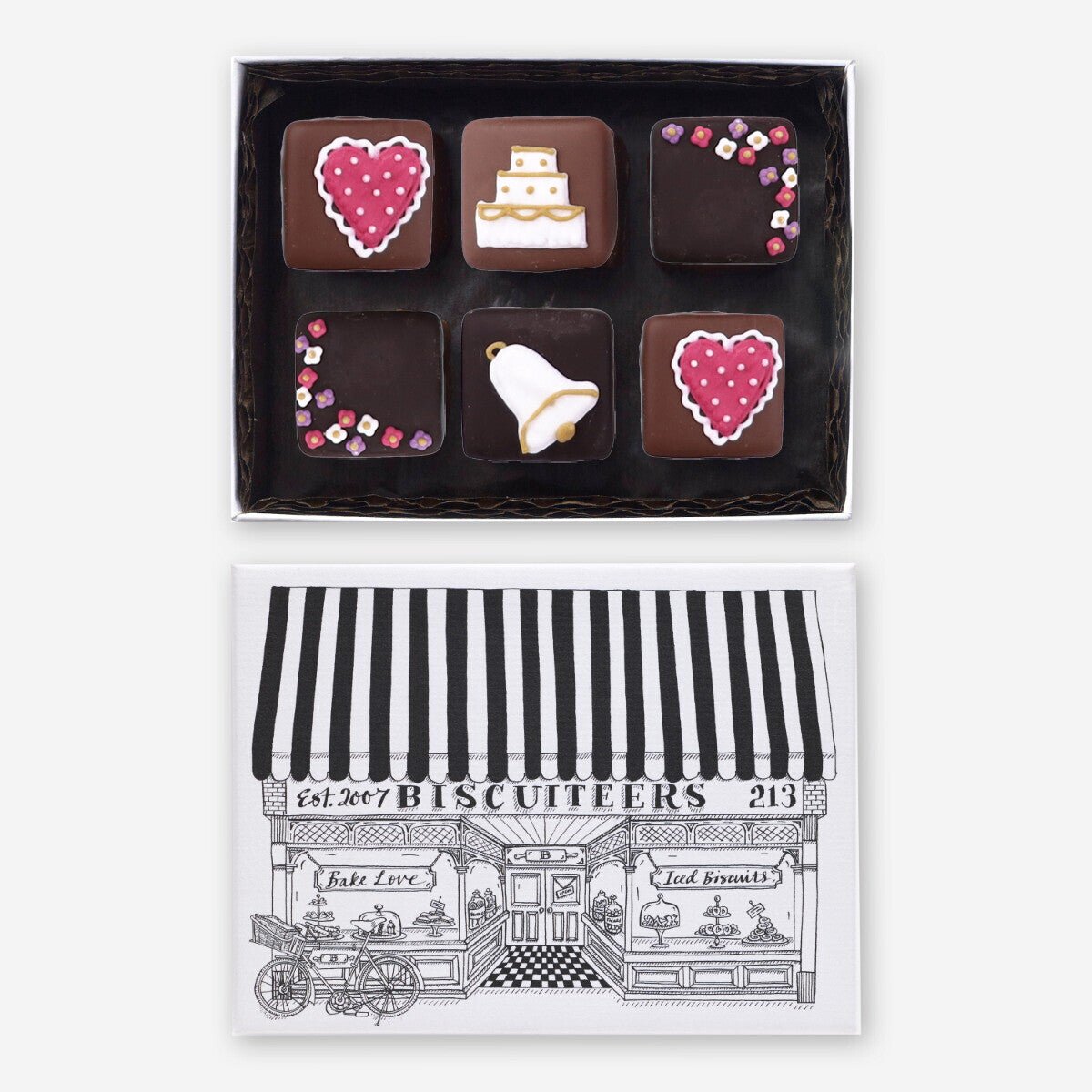 Little Box Wedding Chocolates - Biscuiteers