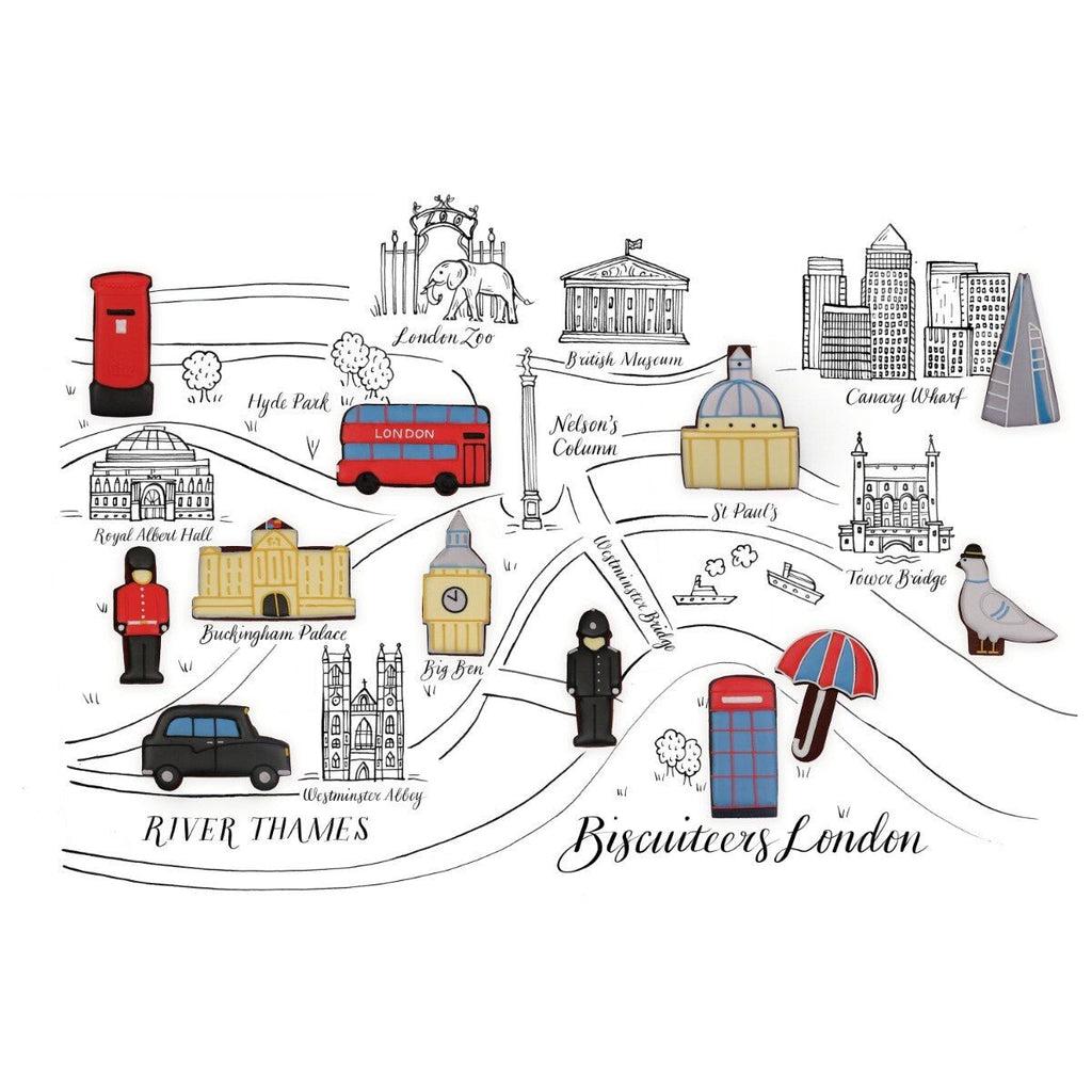 London Luxe Biscuit Tin - Biscuiteers