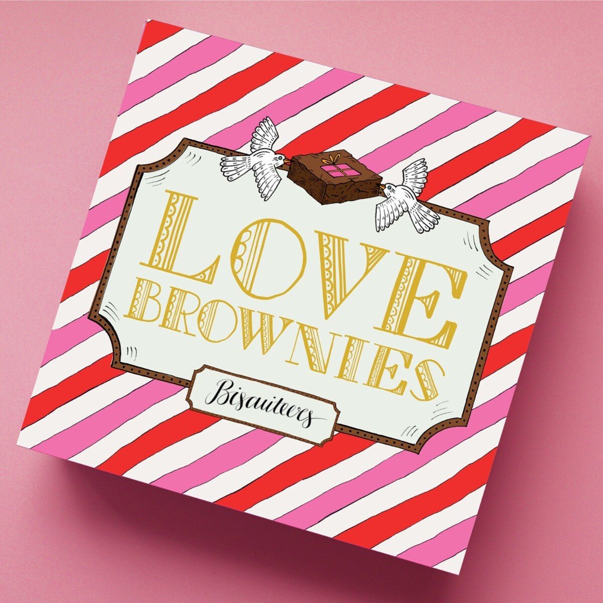 Love Brownies & Espresso Gift Box - Biscuiteers