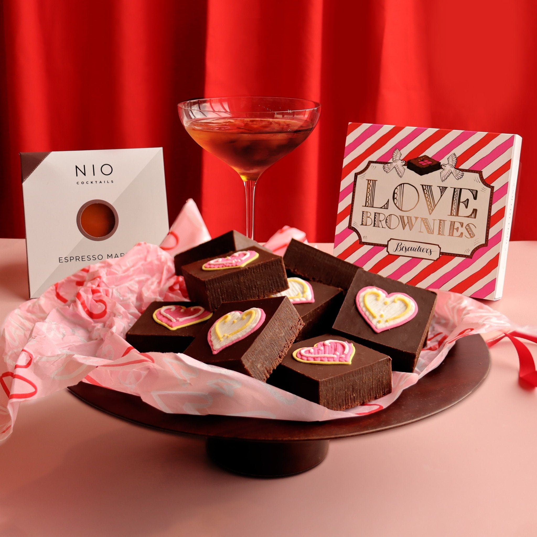 Love Brownies & Espresso Gift Box - Biscuiteers
