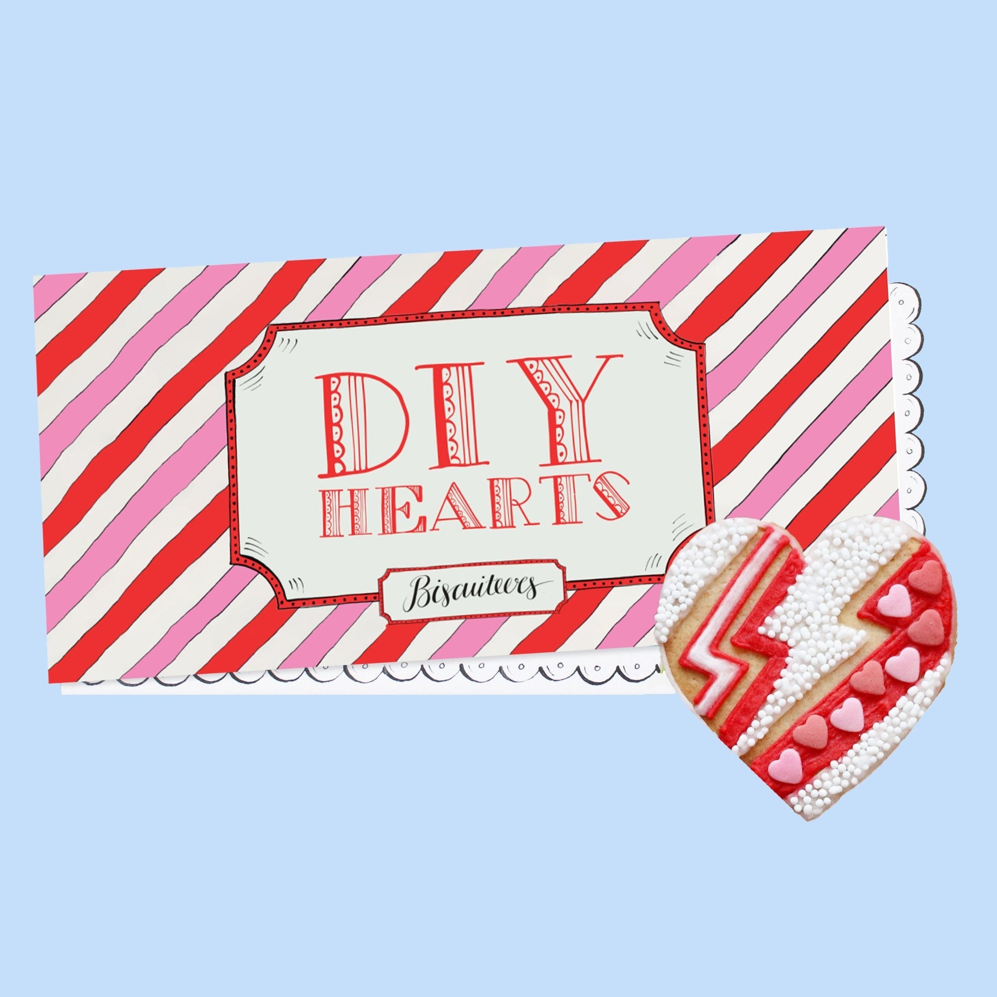 Love Hearts Letterbox DIY Kit - Biscuiteers