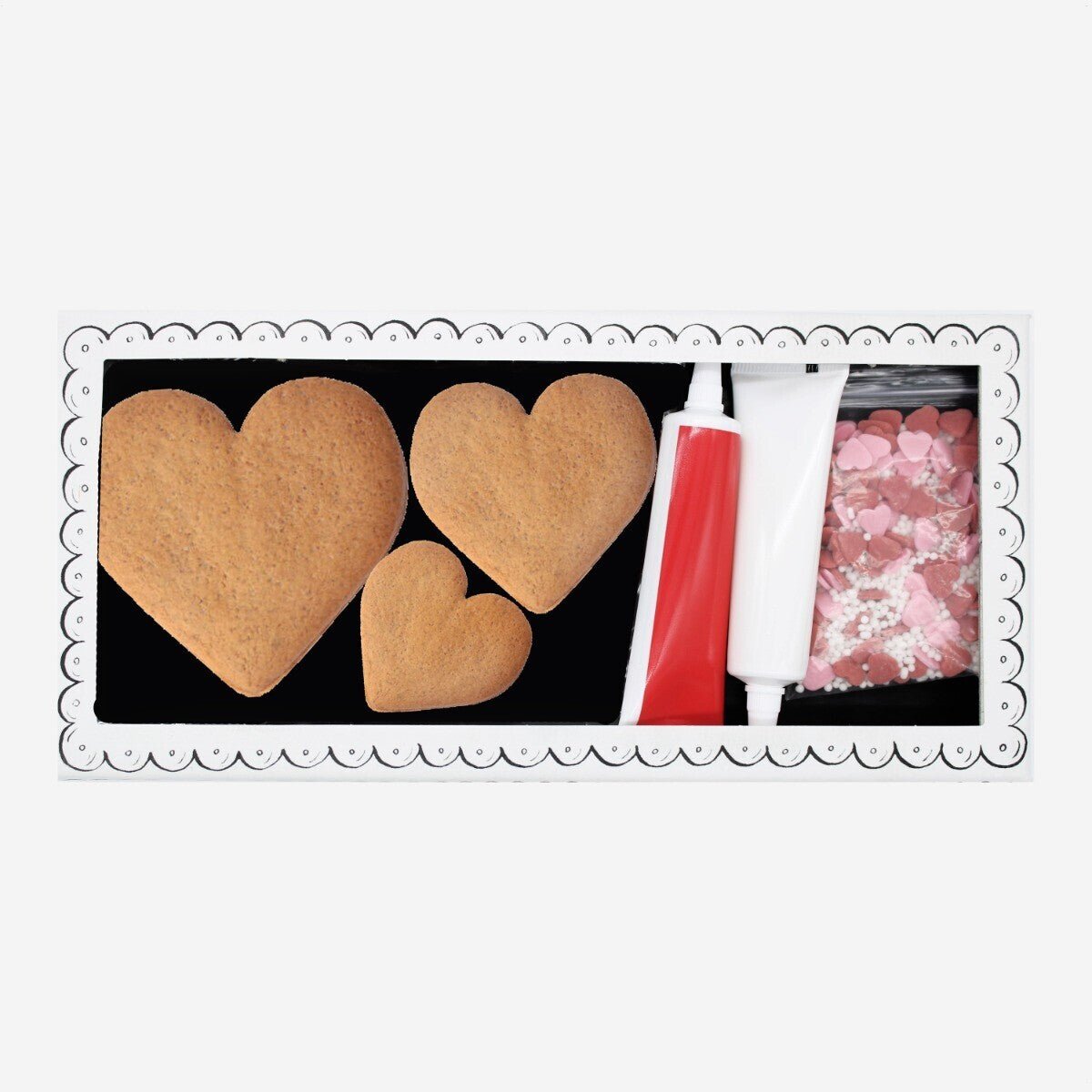 Love Hearts Letterbox DIY Kit - Biscuiteers