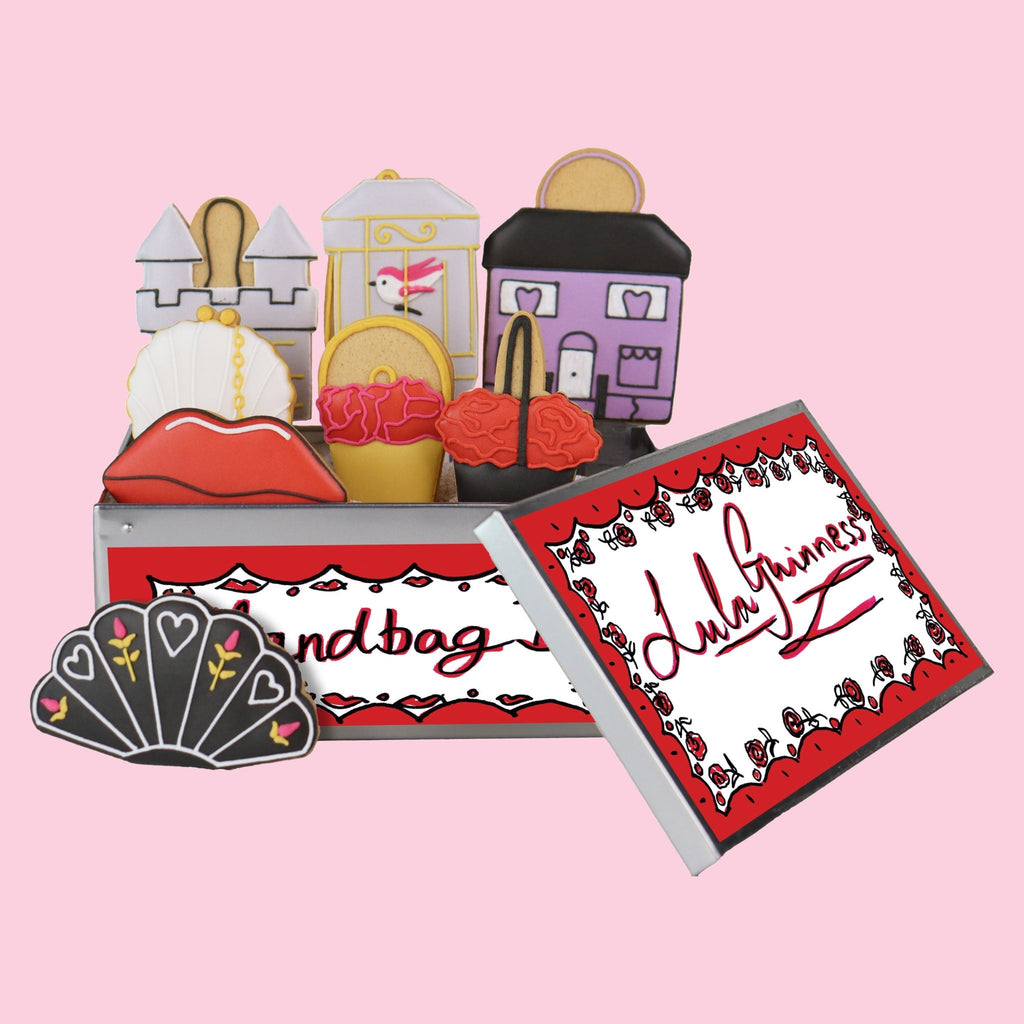 Lulu Guinness X Biscuiteers Fashion Biscuit Tin - Biscuiteers
