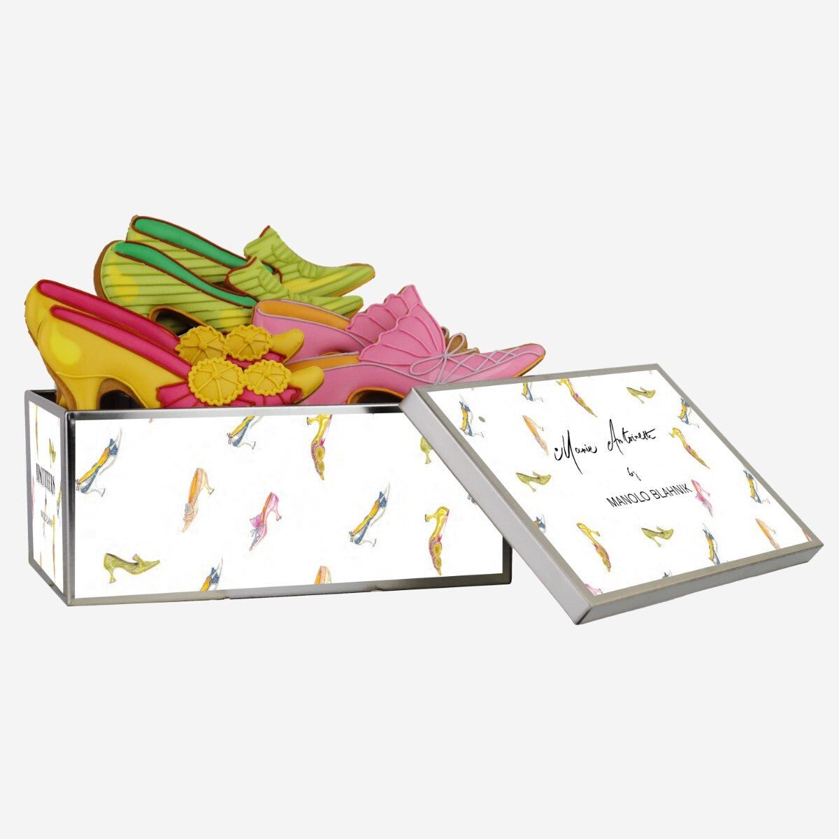 Manolo Blahnik X Biscuiteers Biscuit Tin - Biscuiteers