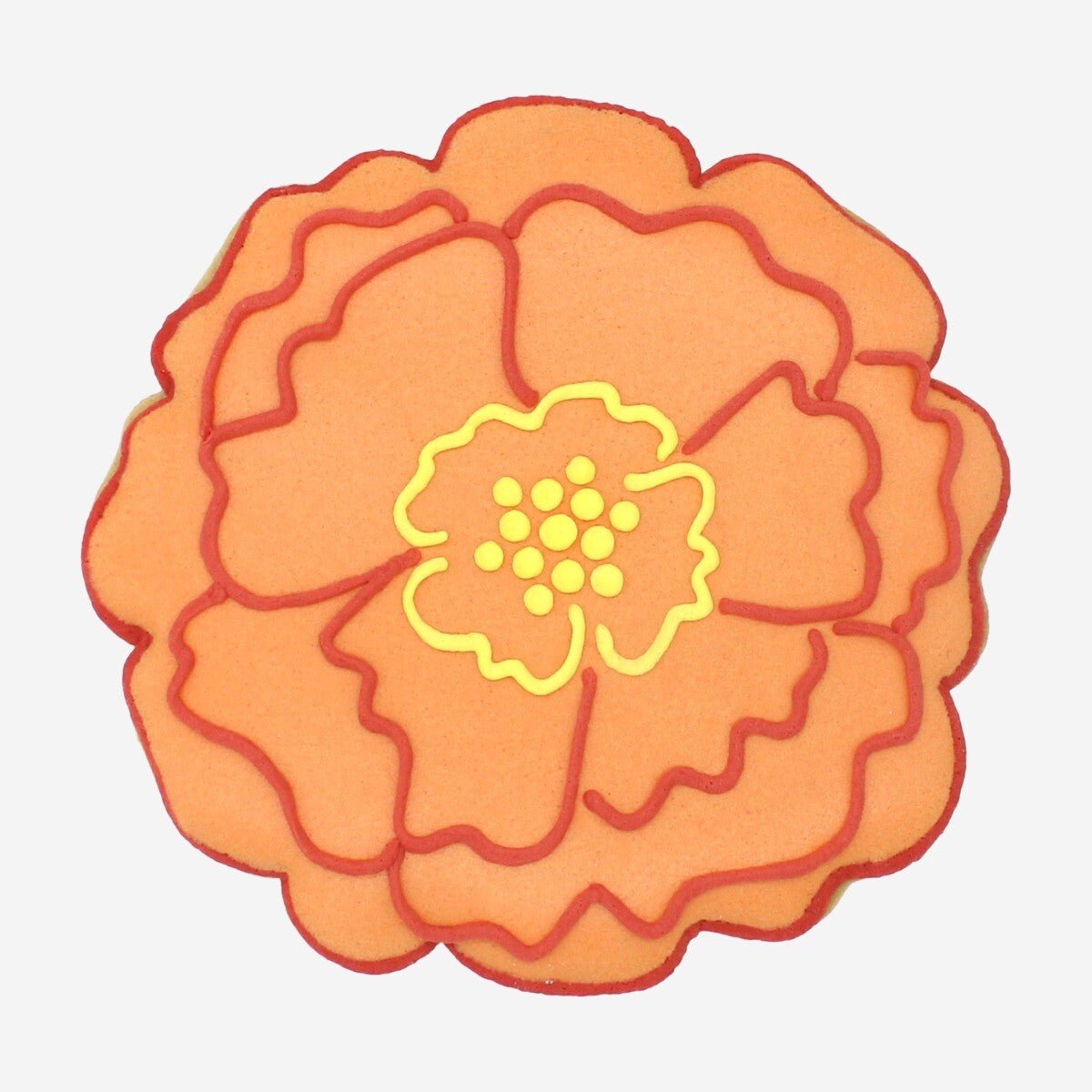 Marigold October Birth Flower Letterbox Biscuit - Biscuiteers