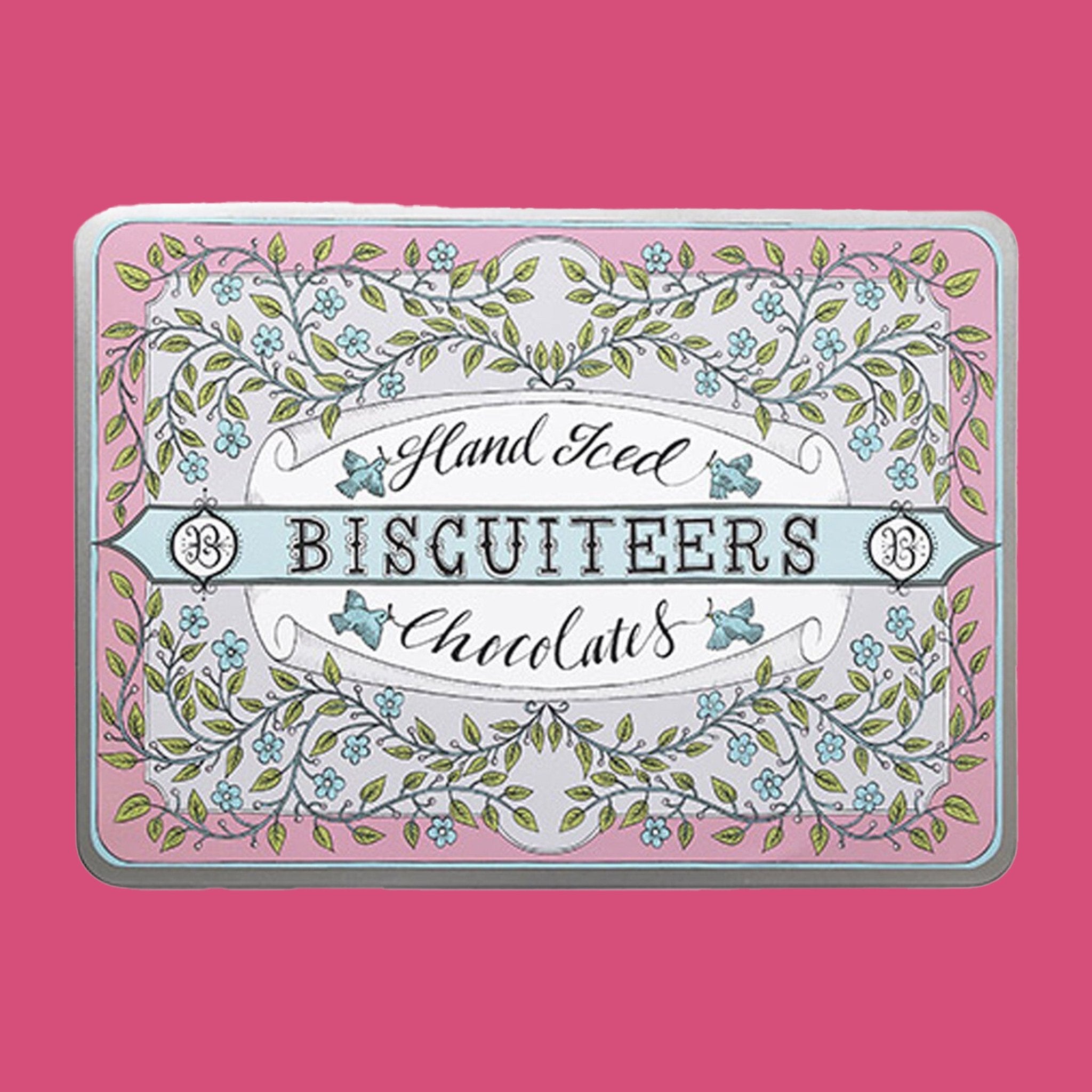 Medium Tin Happy Christmas Chocolates - Biscuiteers