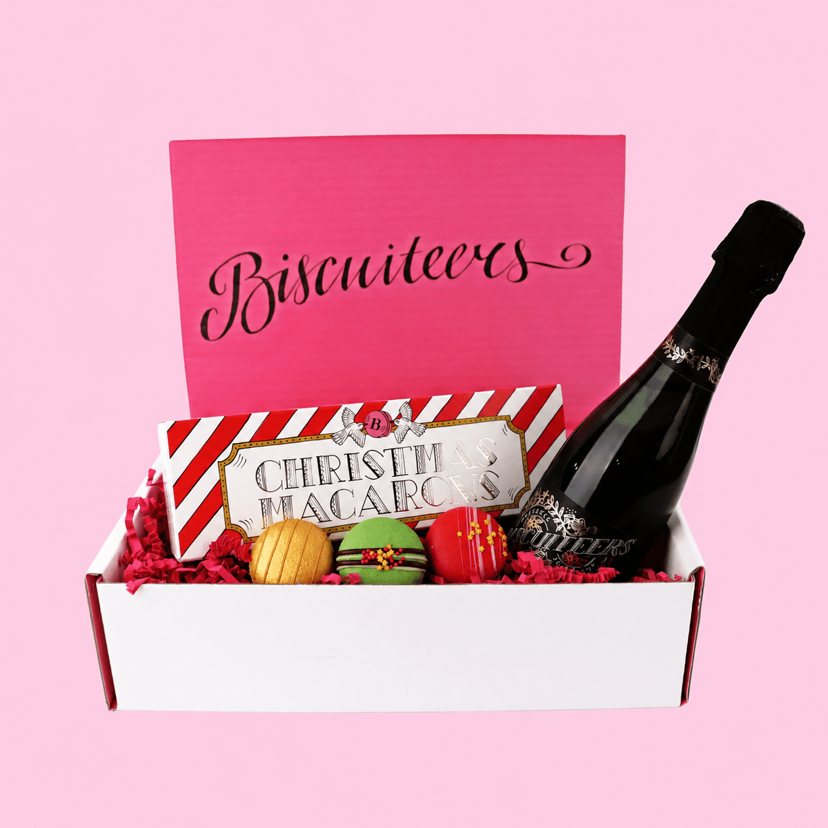 Merry Macarons Mini Gift Box - Biscuiteers