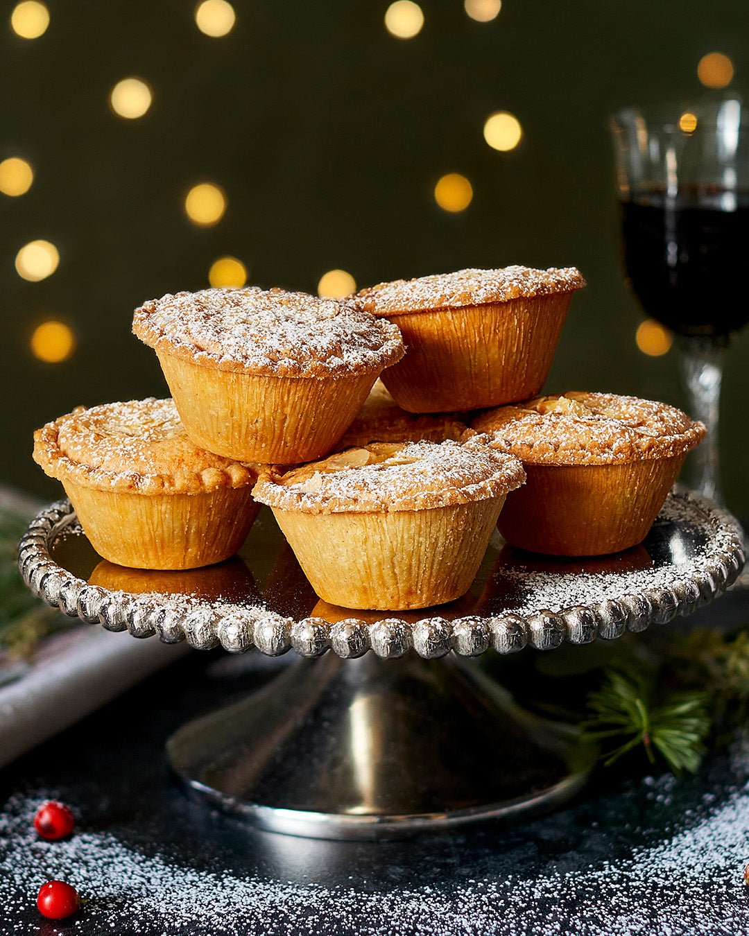 Mince Pies & Tea Gift Box - Biscuiteers