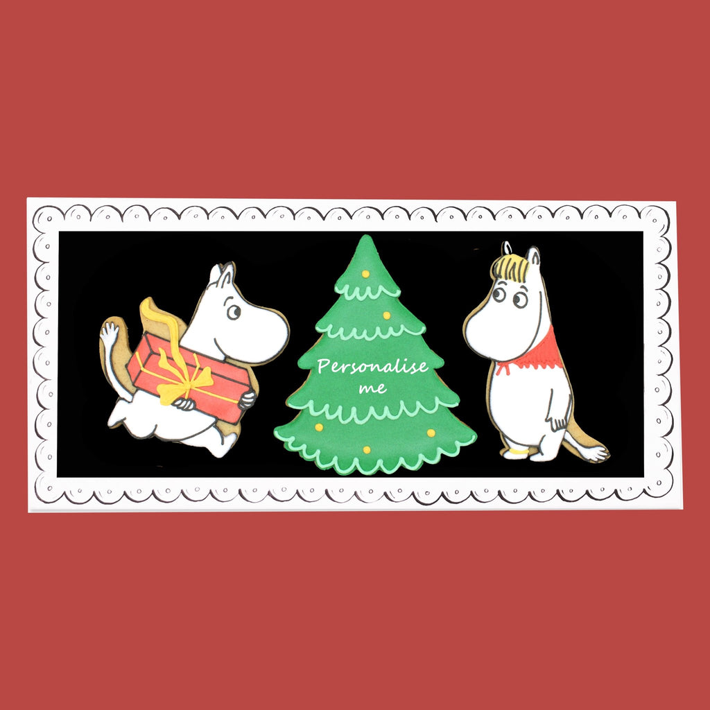 Moomins at Christmas Letterbox Biscuits - Biscuiteers