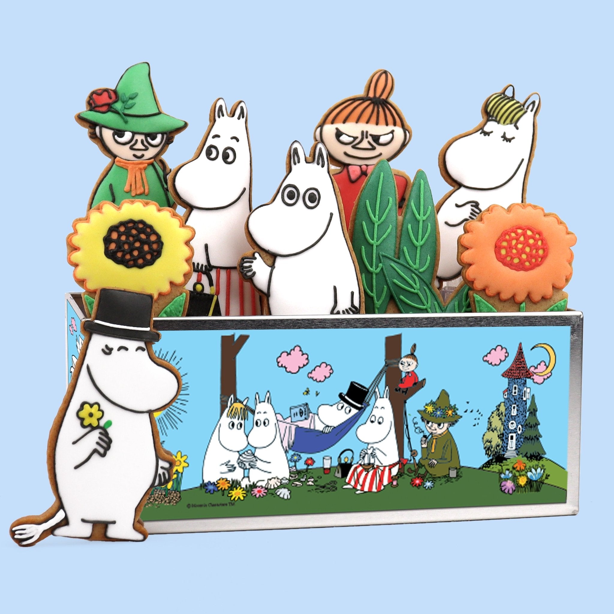 Moomins Biscuit Tin - Biscuiteers