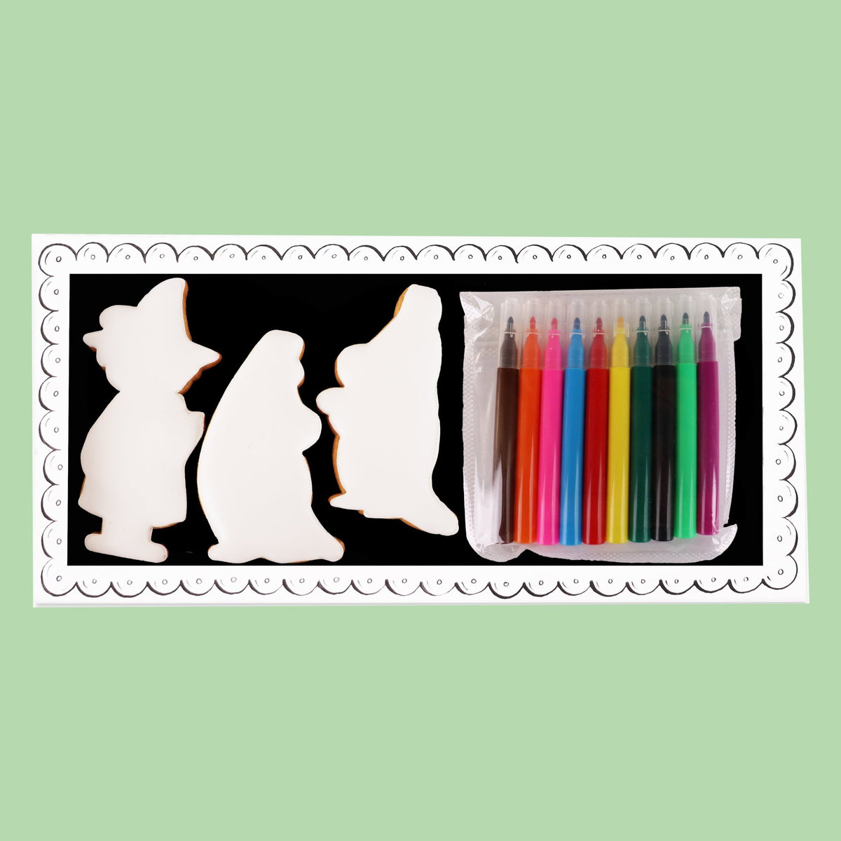 Moomins DIY Colour In Letterbox Biscuits - Biscuiteers