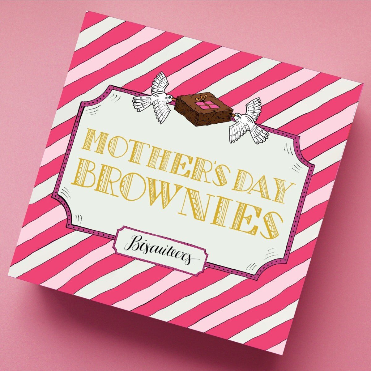 Mother's Day Brownies - Biscuiteers