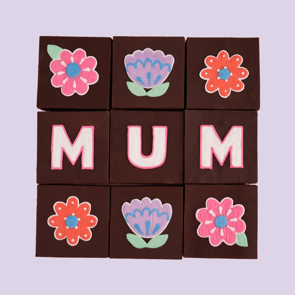Mother's Day Brownies - Biscuiteers